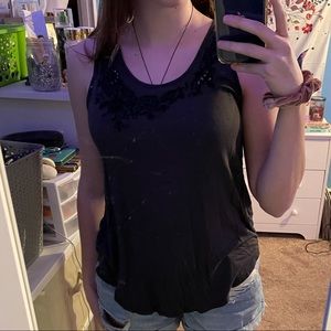 American Eagle black tank top